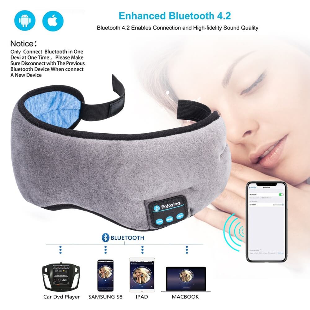 Masque d'oeil musical Bluetooth-2